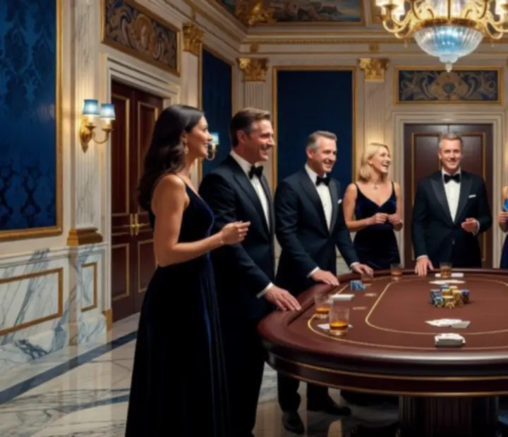Animation poker récréative lors d'un événement corporate Clairive