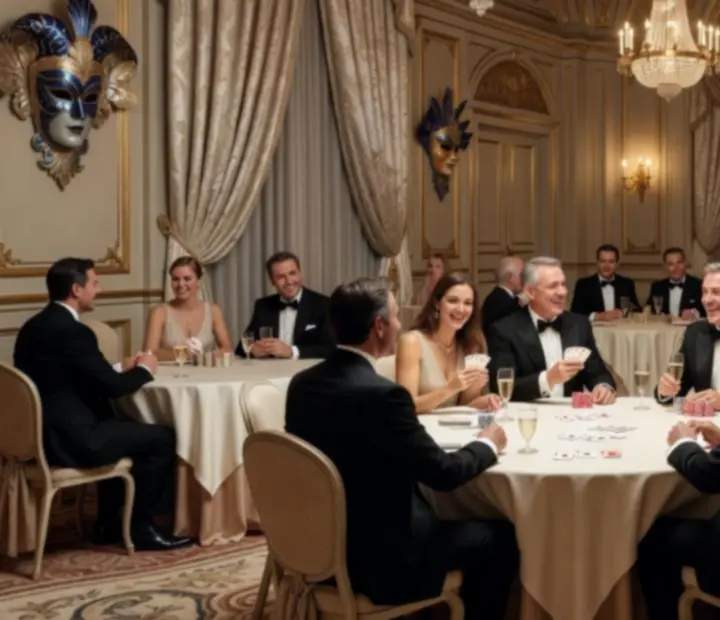 Vue d'ensemble d'une soirée poker élégante signée Clairive